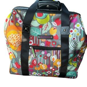 Lily Bloom Bliss under-seat carry-on wheeled tote luggage bag